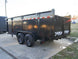 7x16 Gorilla Telescopic IBeam Dump Trailer 4ft Sides (2) 7K Axles