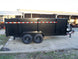7x16 Gorilla Telescopic IBeam Dump Trailer 4ft Sides (2) 7K Axles