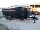 7x16 Gorilla Telescopic IBeam Dump Trailer 4ft Sides (2) 7K Axles