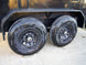 7x16 Gorilla Telescopic IBeam Dump Trailer 4ft Sides (2) 7K Axles