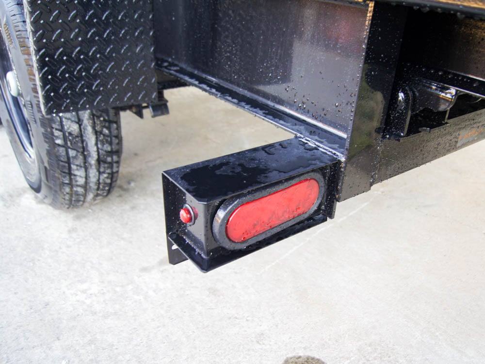 7x16 Gorilla Telescopic IBeam Dump Trailer 4ft Sides (2) 7K Axles