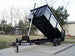 7x16 Gorilla Telescopic IBeam Dump Trailer 4ft Sides (2) 7K Axles