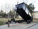 7x16 Gorilla Telescopic IBeam Dump Trailer 4ft Sides (2) 7K Axles