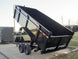 7x16 Gorilla Telescopic IBeam Dump Trailer 4ft Sides (2) 7K Axles