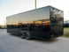8.5x24 Black V - Nose Enclosed Trailer Blackout Pkg (2) 5,200lb Axles - SLE Equipment - 5