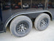 8.5x24 Black V - Nose Enclosed Trailer Blackout Pkg (2) 5,200lb Axles - SLE Equipment - 9