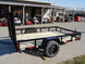 7x10 Powder Coated Straight Deck Utility Trailer 3,500lb Axles Tall Gate - SLE Equipment - 6