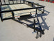 7x10 Powder Coated Straight Deck Utility Trailer 3,500lb Axles Tall Gate - SLE Equipment - 7