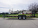 7x20 Equipment Trailer 8" I-Beam (2) 7K Axles Standup Ramps