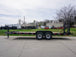 7x20 Equipment Trailer 8" I-Beam (2) 7K Axles Standup Ramps