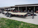 7x20 Equipment Trailer 8" I-Beam (2) 7K Axles Standup Ramps