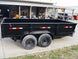 7x14 Gorilla Economy Hydraulic Dump Trailer 2ft Sides (2) 7K Axles Left Side