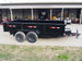 7x14 Gorilla Economy Hydraulic Dump Trailer 2ft Sides (2) 7K Axles