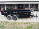 7x14 Gorilla Economy Hydraulic Dump Trailer 2ft Sides (2) 7K Axles Left Side 2