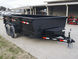 7x14 Gorilla Economy Hydraulic Dump Trailer 2ft Sides (2) 7K Axles Front Left