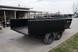 7x14 Gorilla Economy Hydraulic Dump Trailer 2ft Sides (2) 7K Axles Door