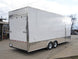 8.5x24 White V - Nose Enclosed Trailer 9ft Interior (2) 5,200lb Axles - SLE Equipment - 4
