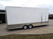 8.5x24 White V - Nose Enclosed Trailer 9ft Interior (2) 5,200lb Axles - SLE Equipment - 5