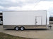 8.5x24 White V - Nose Enclosed Trailer 9ft Interior (2) 5,200lb Axles - SLE Equipment - 6