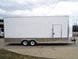 8.5x24 White V - Nose Enclosed Trailer 9ft Interior (2) 5,200lb Axles - SLE Equipment - 6