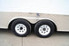 8.5x24 White V - Nose Enclosed Trailer 9ft Interior (2) 5,200lb Axles - SLE Equipment - 8