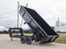 7x16 Gorilla Telescopic Gooseneck IBeam Dump Trailer 3ft Sides (2) 7K Axles