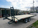 8.5x20 I-Beam Deckover Trailer (2) 7K Axles Stand-Up Ramps