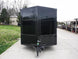 7x12 Enclosed Trailer Black V - Nose Blackout Package 3,500lb Axle Storage - SLE Equipment - 2