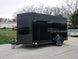 7x12 Enclosed Trailer Black V - Nose Blackout Package 3,500lb Axle Storage - SLE Equipment - 1