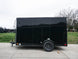 7x12 Enclosed Trailer Black V - Nose Blackout Package 3,500lb Axle Storage - SLE Equipment - 4