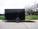 7x12 Enclosed Trailer Black V - Nose Blackout Package 3,500lb Axle Storage - SLE Equipment - 8