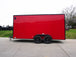 Enclosed Trailer 7x16 Red V-Nose with Blackout Package