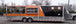 8.5' x 30' Concession Food Trailer Black and Orange Catering