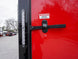 7x16 Enclosed Trailer Red V - Nose Blackout Pkg Tandem Axle Storage - SLE Equipment - 10