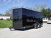 7x16 Enclosed Trailer Black V-Nose Blackout Pkg Tandem Axle