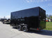 7x16 Enclosed Trailer Black V-Nose Blackout Pkg Tandem Axle