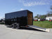 7x16 Enclosed Trailer Black V-Nose Blackout Pkg Tandem Axle