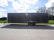 8.5x28 Custom Charcoal Flat Nose Enclosed Trailer (2) 5200 Axles