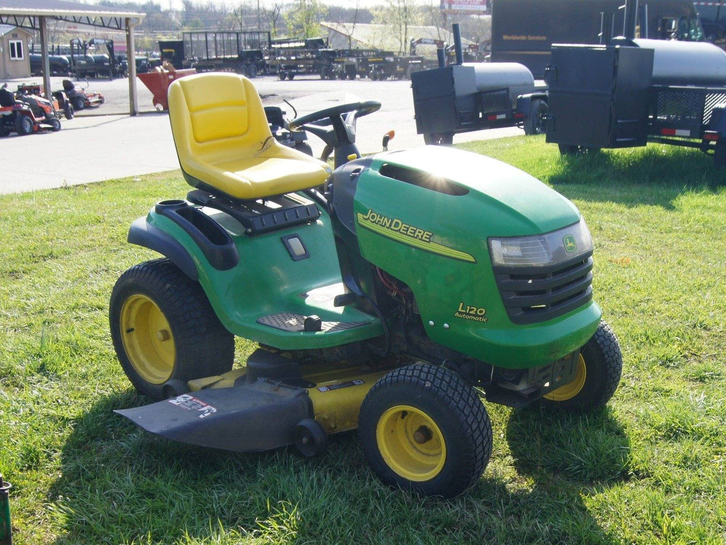 USED John Deere L120A 48" Lawn Tractor 20HP Briggs 416HRS