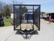 6.4x18 Debris Junk Trash Removal Trailer 6ft Mesh Barn Door Gates (2) 3500lb Axles 7K Gvwr - SLE Equipment - 2