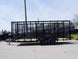 6.4x18 Debris Junk Trash Removal Trailer 6ft Mesh Barn Door Gates (2) 3500lb Axles 7K Gvwr - SLE Equipment - 3