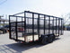 6.4x18 Debris Junk Trash Removal Trailer 6ft Mesh Barn Door Gates (2) 3500lb Axles 7K Gvwr - SLE Equipment - 6