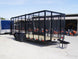 6.4x18 Debris Junk Trash Removal Trailer 6ft Mesh Barn Door Gates (2) 3500lb Axles 7K Gvwr - SLE Equipment - 8