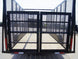 6.4x18 Debris Junk Trash Removal Trailer 6ft Mesh Barn Door Gates (2) 3500lb Axles 7K Gvwr - SLE Equipment - 15