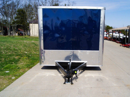 8.5x20 Hybrid Enclosed Trailer with Back Door (2) 5,200lb Axles Storage - SLE Equipment - 2