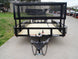 6.4x14 Powder Coated Dovetail Utility Trailer with Elevated Basket (2) 3500lb Axles - SLE Equipment - 2