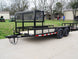 6.4x14 Powder Coated Dovetail Utility Trailer with Elevated Basket (2) 3500lb Axles - SLE Equipment - 1