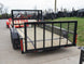 6.4x14 Powder Coated Dovetail Utility Trailer with Elevated Basket (2) 3500lb Axles - SLE Equipment - 5