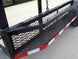 6.4x14 Powder Coated Dovetail Utility Trailer with Elevated Basket (2) 3500lb Axles - SLE Equipment - 12