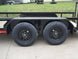 6.4x14 Powder Coated Dovetail Utility Trailer with Elevated Basket (2) 3500lb Axles - SLE Equipment - 13